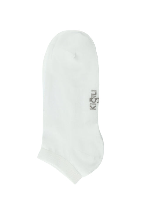 Beyaz 5'li Pamuklu Likralı Esnek Dikişsiz Spor Çorap Seti