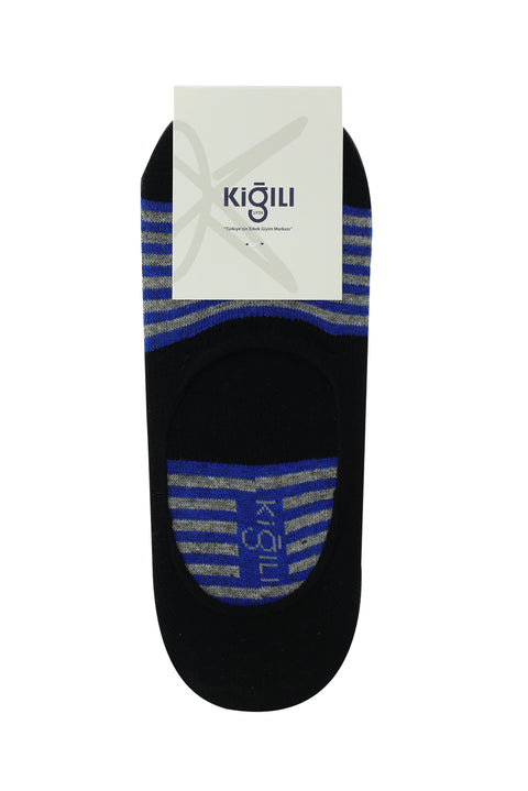 Siyah 2'li Desenli Loafer Pamuklu Çorap Seti