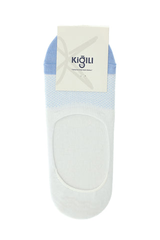  Kırık Beyaz 2'li Pamuklu Desenli Loafer Çorap Seti