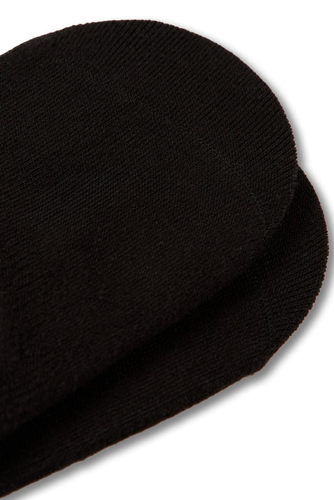 Black 2-Pack Loafer Cotton Socks
