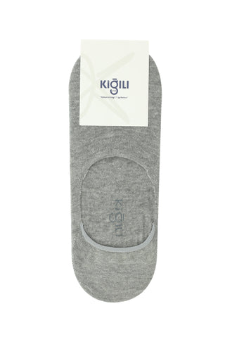  Orta Gri Melanj 2'li Loafer Pamuklu Çorap Seti