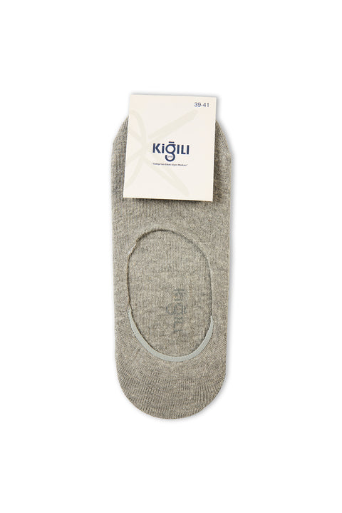 Medium Grey Melange 2-Pack Loafer Cotton Socks