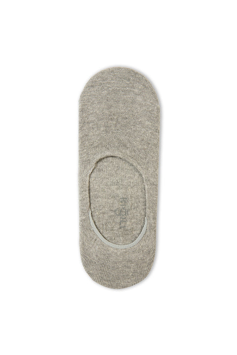 Medium Grey Melange 2-Pack Loafer Cotton Socks