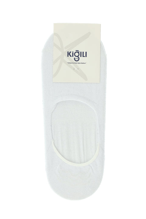 Beyaz 2'li Pamuklu Loafer Çorap Seti