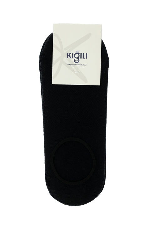 Siyah 2'li Pamuklu Loafer Çorap Seti