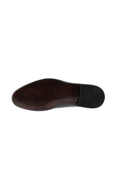 Siyah Klasik Rugan Deri Ayakkabı