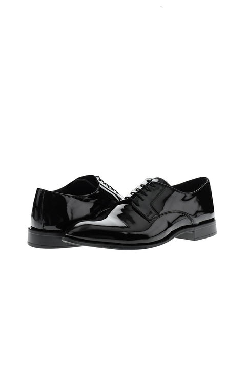 Siyah Klasik Rugan Deri Ayakkabı