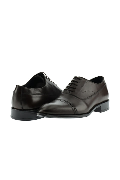 Dark Brown Classic Leather Shoes