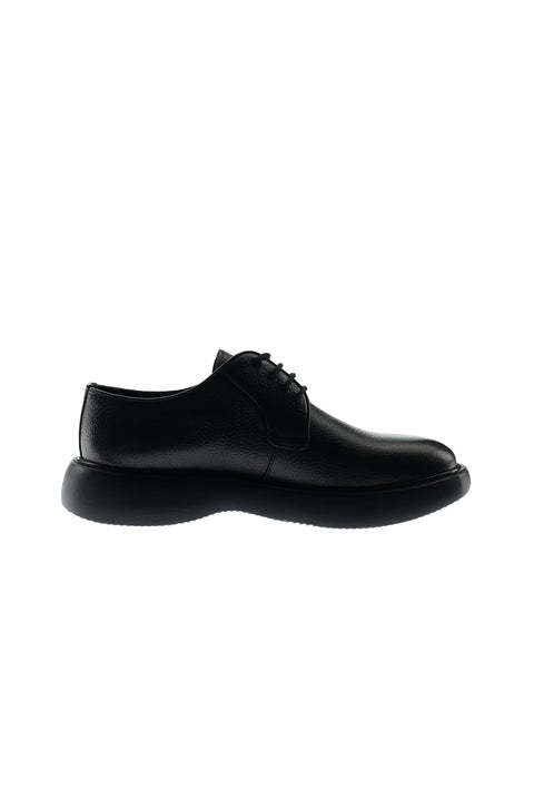 Black Casual Leather Shoes