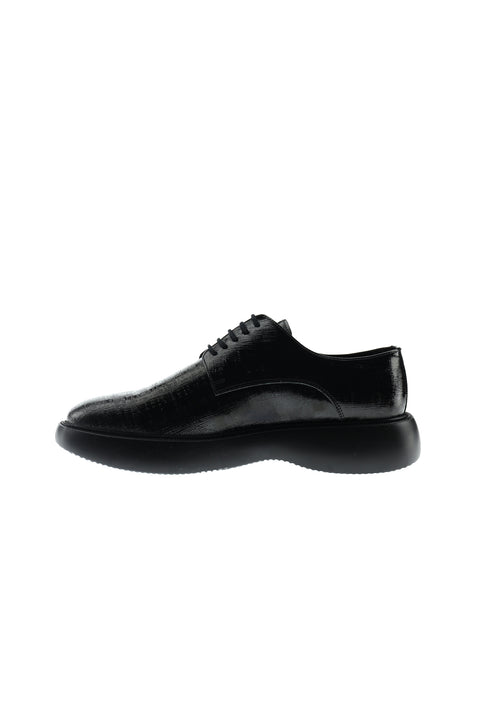 Black Casual Leather Shoes
