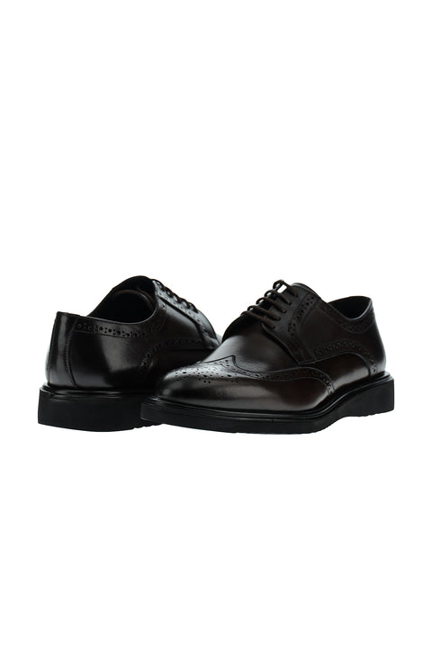 Koyu Kahve Casual Deri Ayakkabı