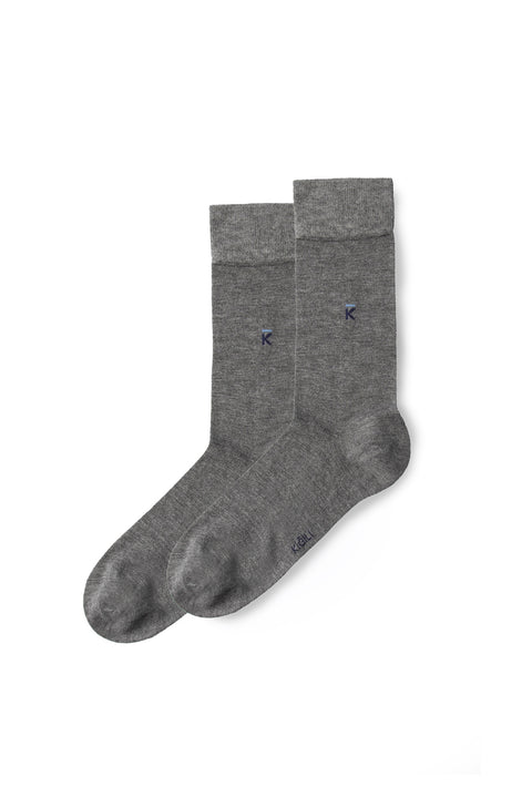 Orta Gri Likralı Esnek Spor Örgü Kemer & 2 'li Bambu Çorap Hediye Kutulu Set