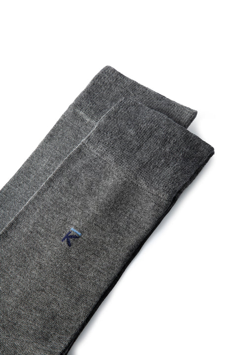 Orta Gri Likralı Esnek Spor Örgü Kemer & 2 'li Bambu Çorap Hediye Kutulu Set