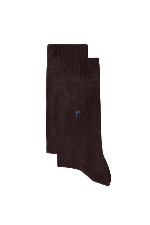 Koyu Kahve Likralı Esnek Spor Örgü Kemer & 2 'li Bambu Çorap Hediye Kutulu Set