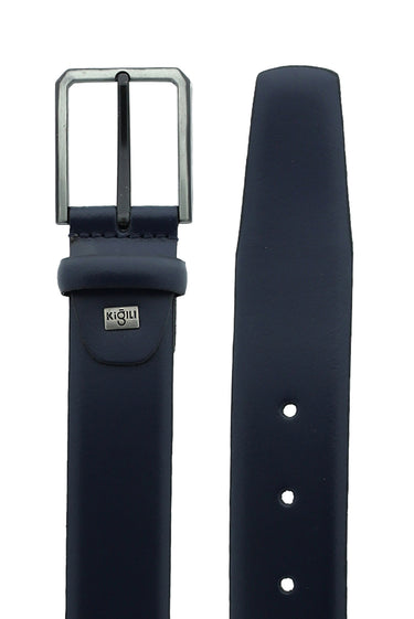  Koyu Lacivert Klasik Deri Kemer