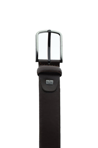  Koyu Kahve Klasik Deri Kemer