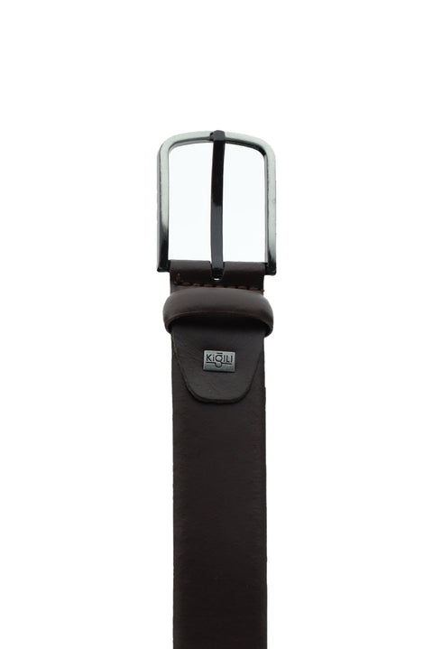 Koyu Kahve Klasik Deri Kemer