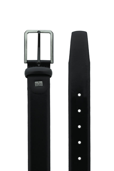 Siyah Büyük Beden Klasik Deri Kemer