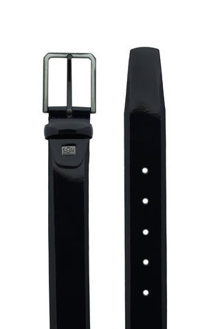  Koyu Lacivert Klasik Rugan Deri Kemer