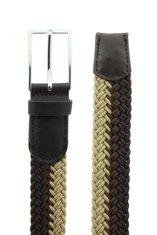  Açık Bej Örgü Spor Kemer