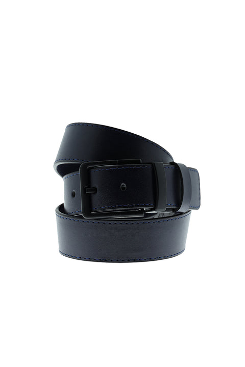 Koyu Lacivert Çift Taraflı Spor Kemer