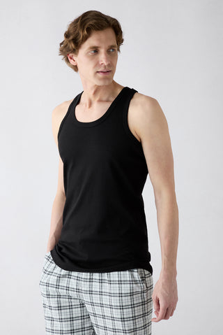  Siyah 2'li Sporcu Pamuk Atlet Seti