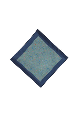  Orta Füme 2'li Desenli Kravat & Mendil Seti