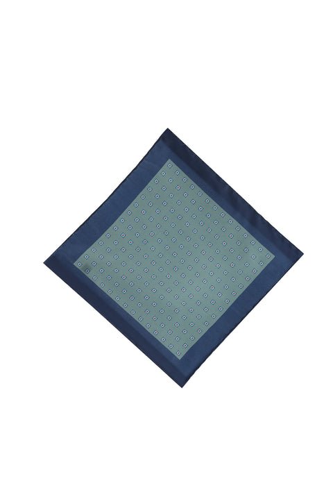 Orta Füme 2'li Desenli Kravat & Mendil Seti