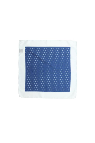  İndigo 2'li Desenli Kravat & Mendil Seti