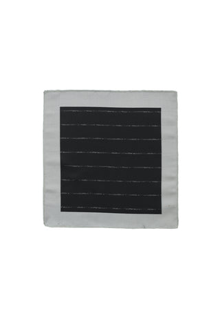  Siyah 2'li Desenli Kravat & Mendil Seti