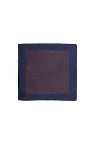  Kiremit 2'li Desenli Kravat & Mendil Seti