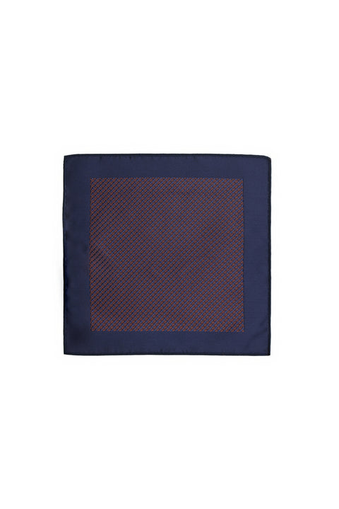 Kiremit 2'li Desenli Kravat & Mendil Seti