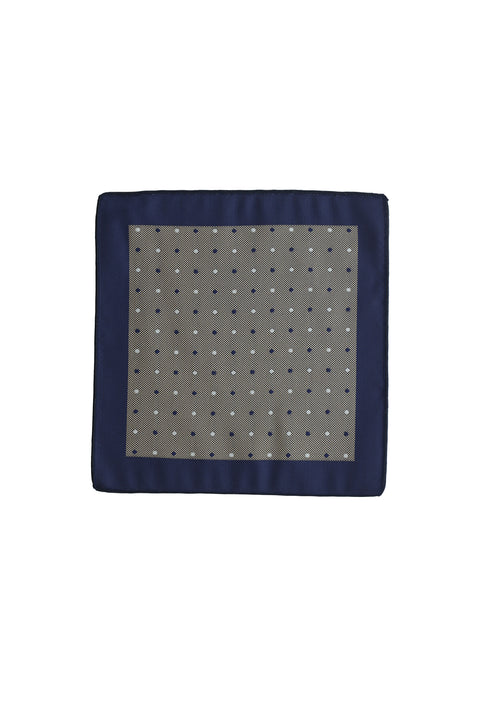 Orta Vizon 2'li Desenli Kravat & Mendil Seti