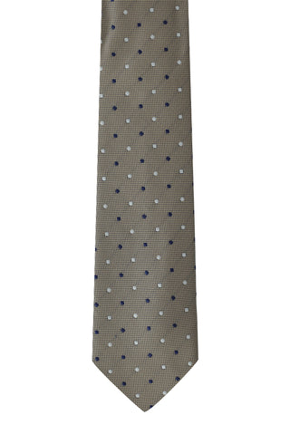  Orta Vizon 2'li Desenli Kravat & Mendil Seti