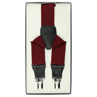 Açık Bordo Likralı Düz Pantolon Askısı