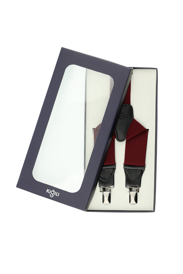  Açık Bordo Likralı Düz Pantolon Askısı