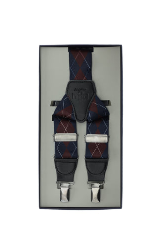  Açık Lacivert Likralı Desenli Pantolon Askısı