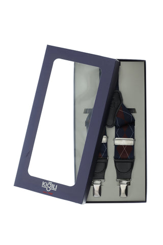  Açık Lacivert Likralı Desenli Pantolon Askısı