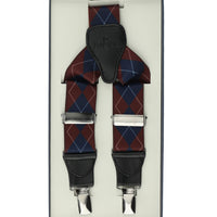 Açık Bordo Likralı Desenli Pantolon Askısı