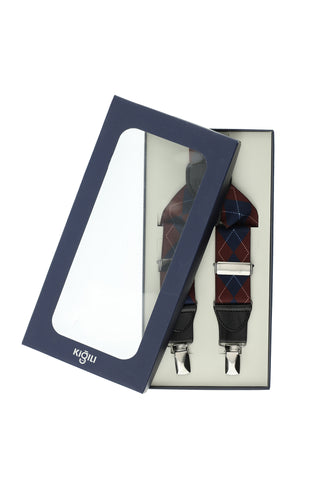  Açık Bordo Likralı Desenli Pantolon Askısı