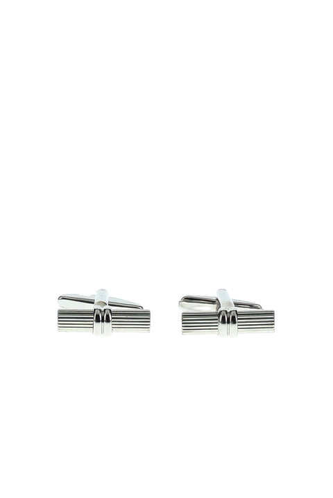 Metalik Gri Kol Düğmesi