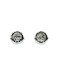 Metalik Gri Kol Düğmesi