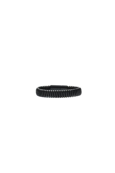 Black Leather Bracelet