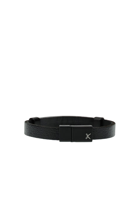 Black Leather Bracelet
