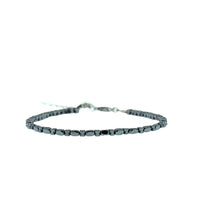 Metalik Gri Çelik Bileklik