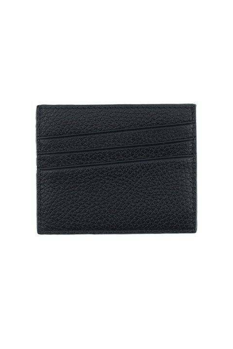 Dark Navy Leather Card Holder
