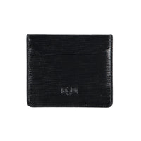 Siyah Düz İnce Deri Kartlık