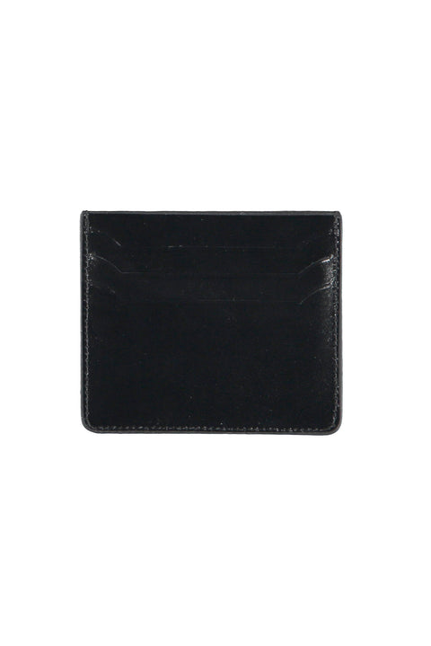 Siyah Düz İnce Deri Kartlık