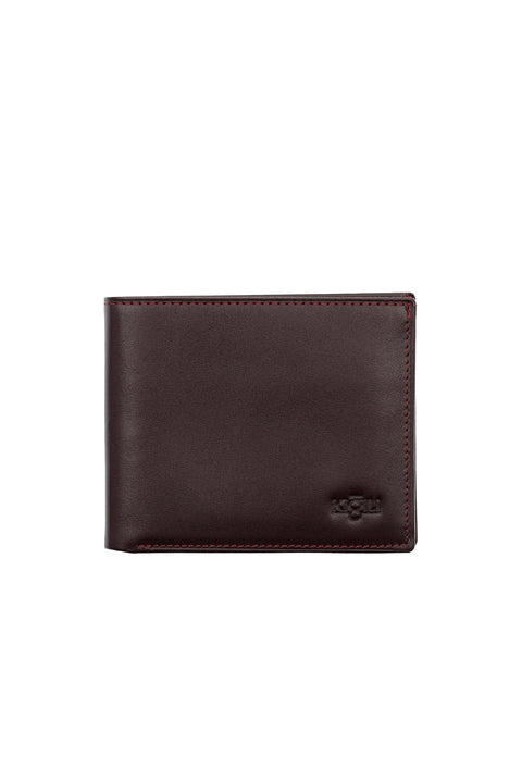 Koyu Bordo Deri Cüzdan