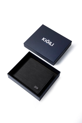  Siyah Desenli Para Bölmeli Kartlık Cüzdan